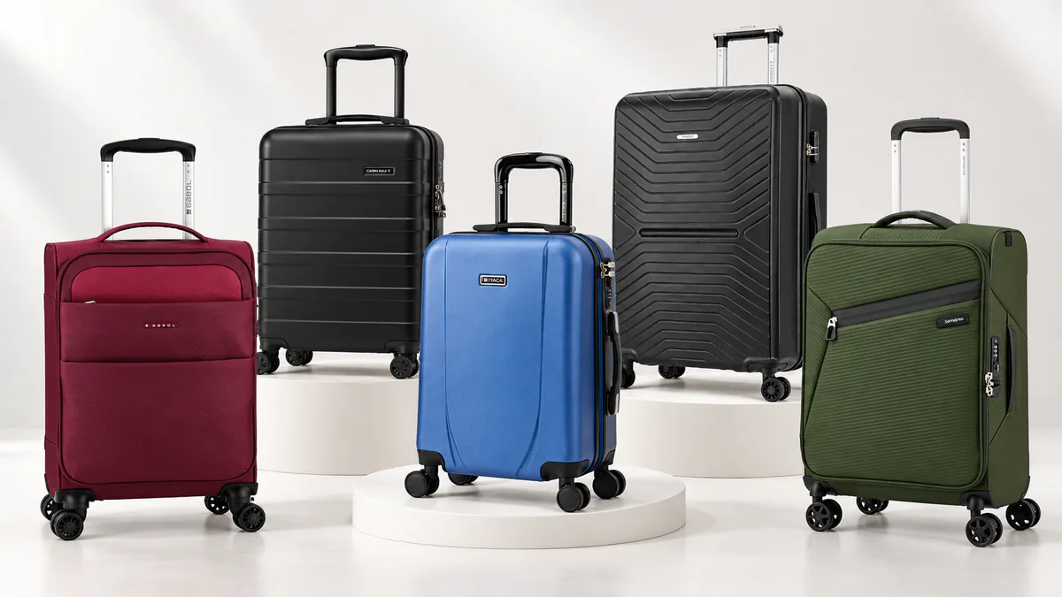 Cinco maletas ligeras seleccionadas para viajar con un límite de 8 kg